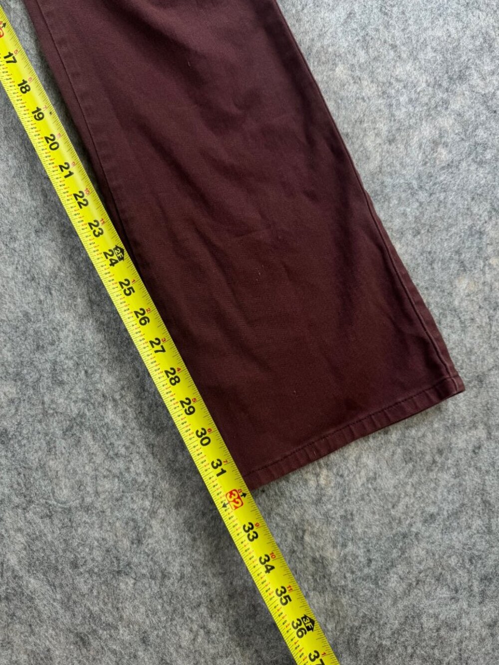 Lee Jeans Womens Welt Pocket Bareback Pants Brown Stretch Straight Leg Sz 28-33 - Picture 8 of 13